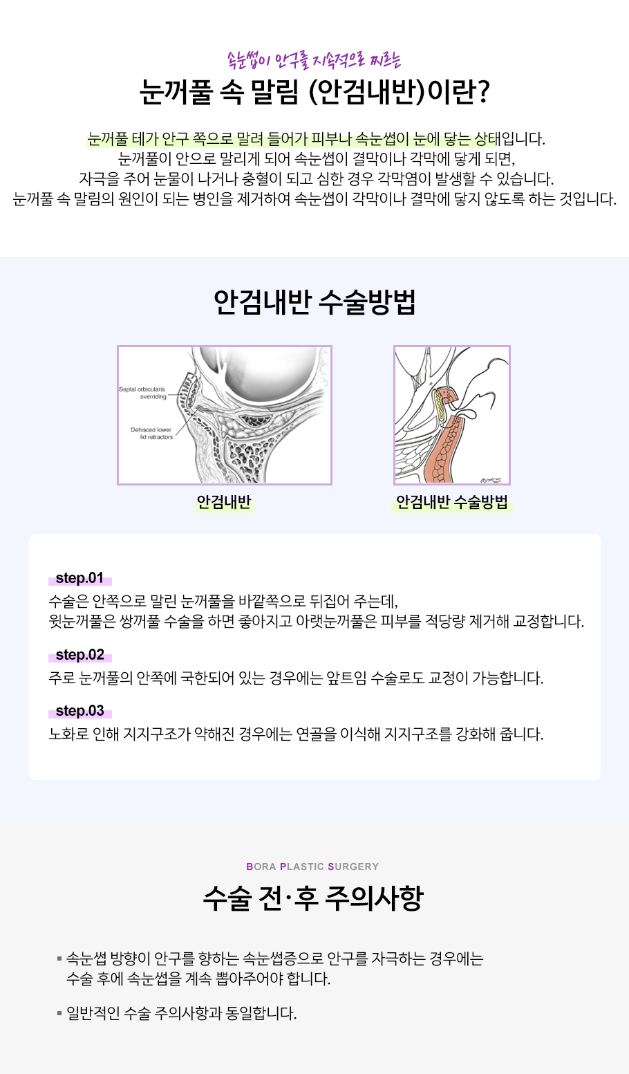 안검내반