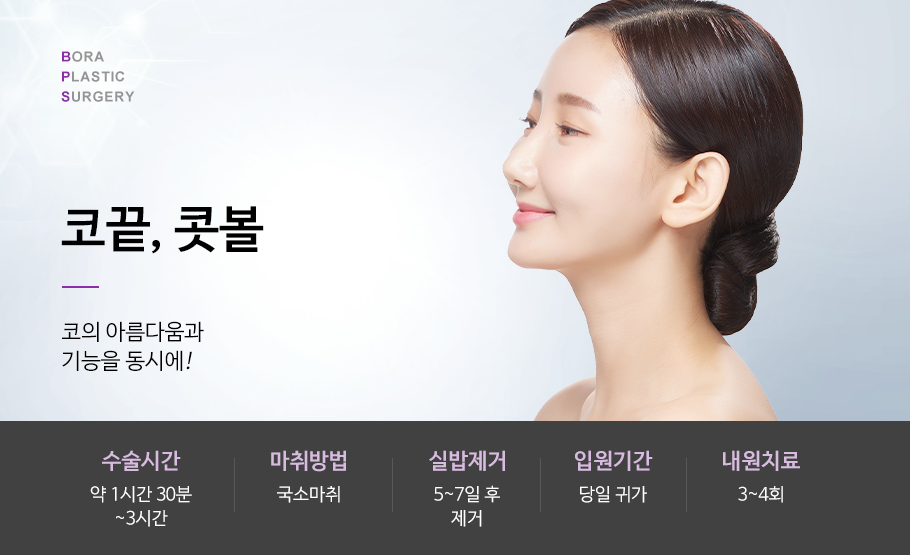 콧볼,코끝